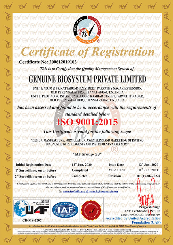 System Certificates